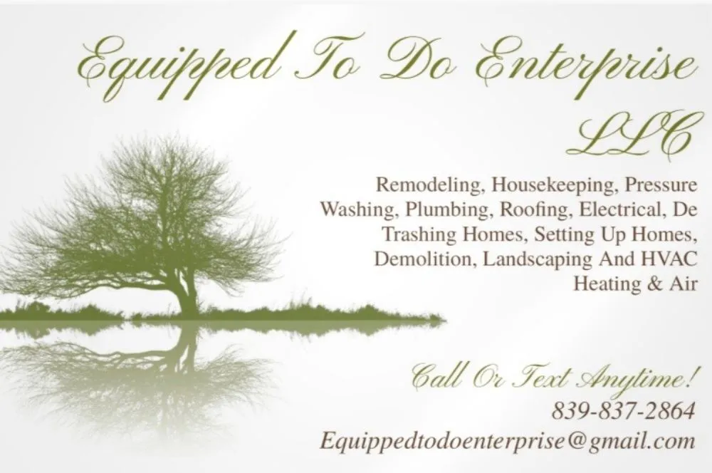 Local garden landscaping in Orangeburg, SC by Equipped To Do Enterprise