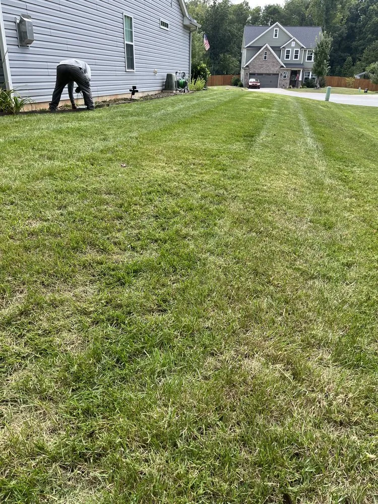 Professional lawn mowing service in High Point, NC by Erazo Landscaping Services