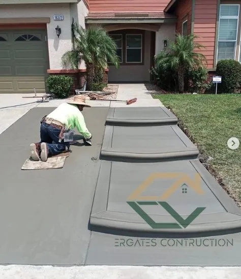 Professional outdoor landscaping for residential properties in Fontana, CA by Ergates Construction