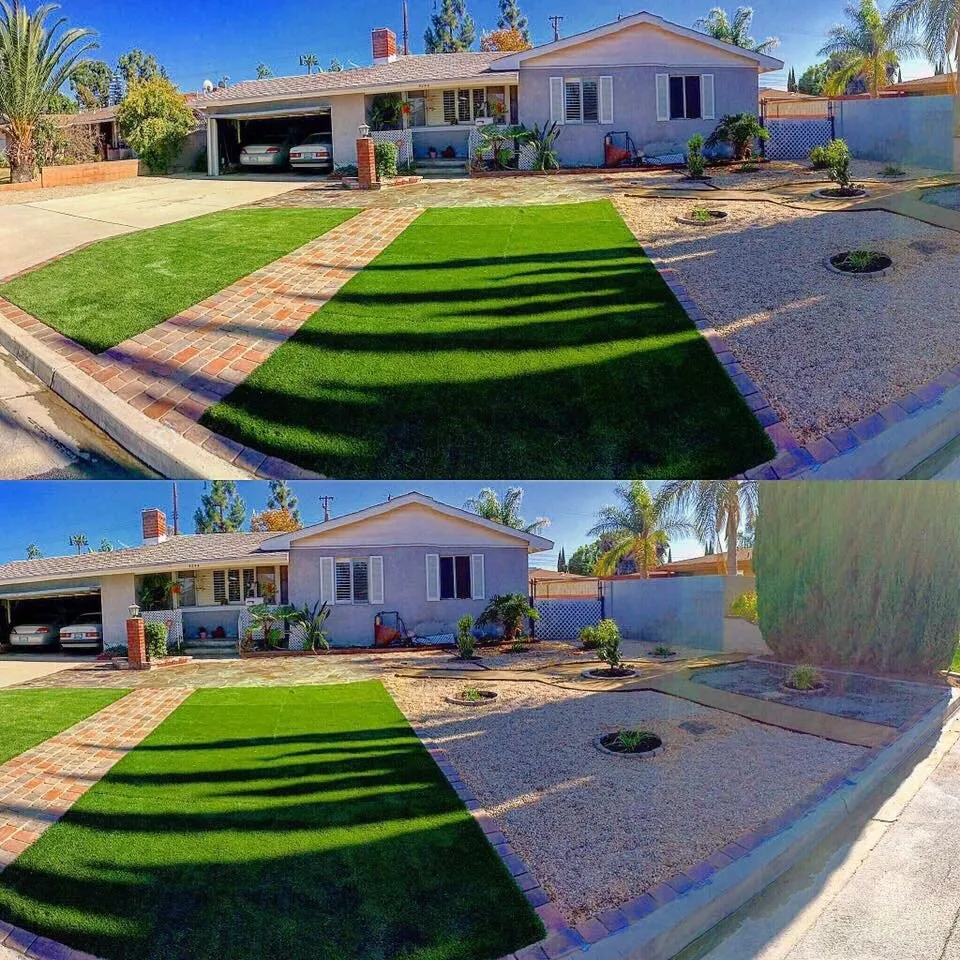 Custom garden landscaping in Orange, CA - Eric Construction