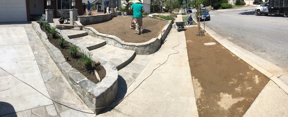 Custom landscape design for year-round maintenance in Orange, CA by Eric Construction