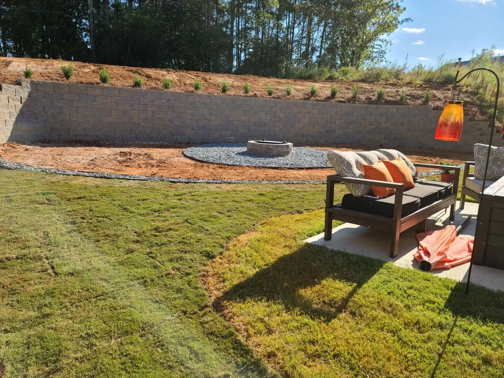 Affordable yard maintenance with custom design across Loganville, GA - Eric land leveling and landscape