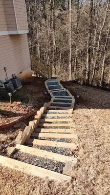 Eric land leveling and landscape Logo