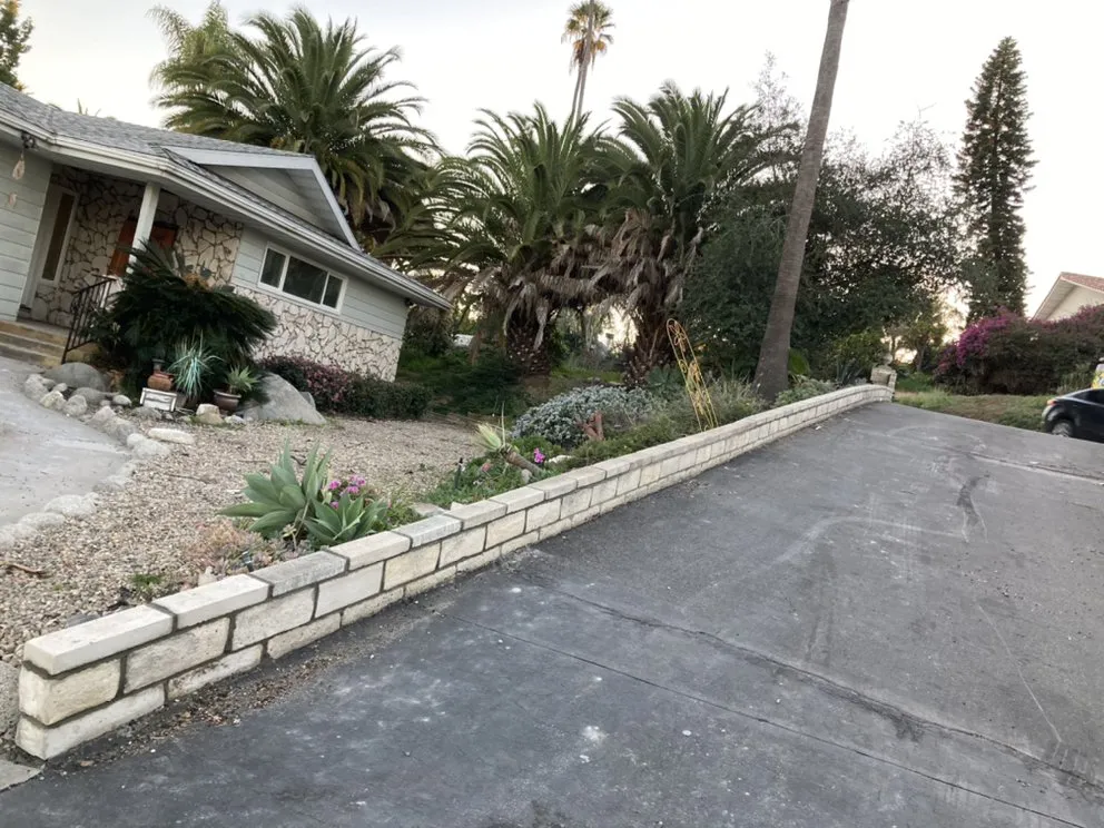Local garden landscaping in Vista, CA - Eric The Mason Handyman