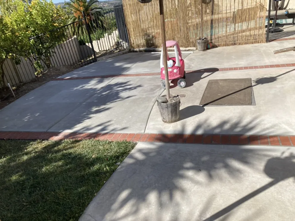 Custom landscape installation in Vista, CA by Eric The Mason Handyman