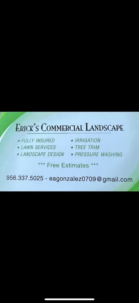 Trusted lawn care service experts serving Laredo, TX - Erick's Commercial Landscape