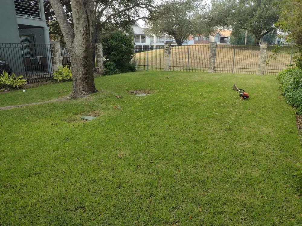 Custom landscape installation for beautiful yards in McAllen, TX by Erick's Lawn Keeper