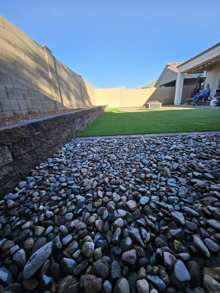 Local landscape installation in Maricopa, AZ by Erick's Lawn Maintenance