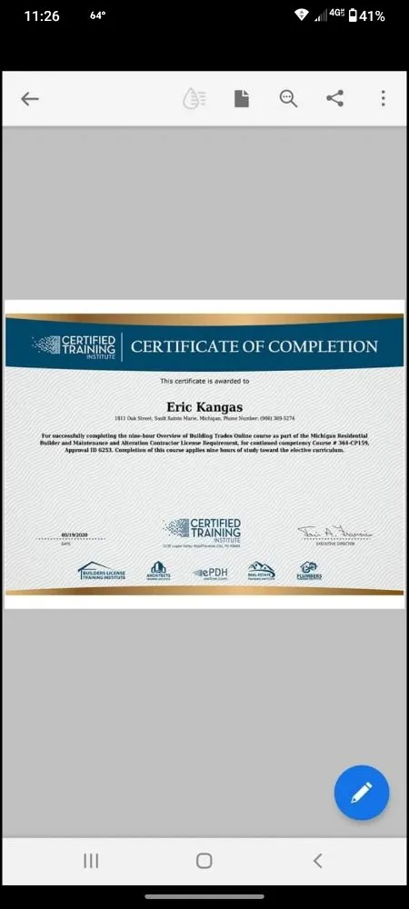 Professional lawn care service in L'Anse, MI by Eric's Custom Carpentry Masonry Landscaping Maintenance Handyman