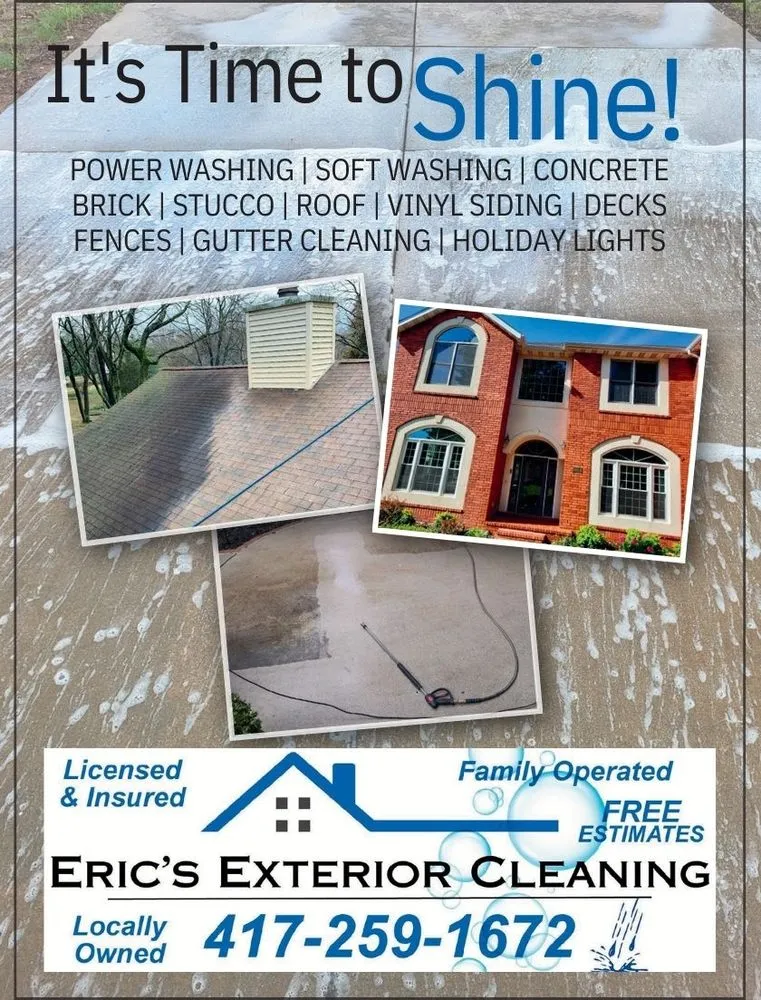 Professional garden landscaping in Nixa, MO - Eric's Exterior Cleaning