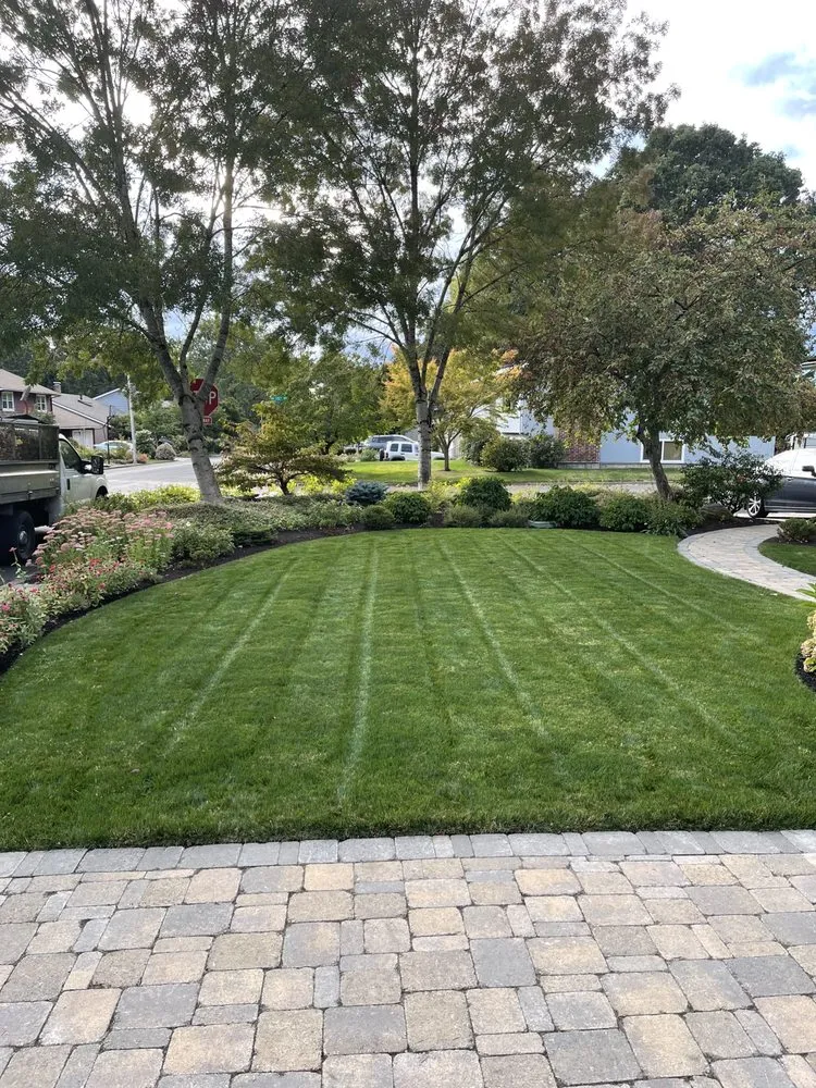 Local lawn care service with custom design in Hillsboro, OR by Ernest Landscape
