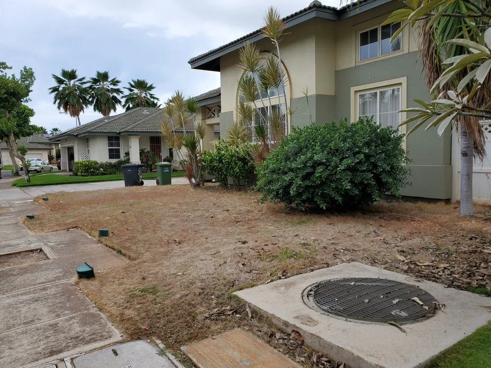 Reliable landscaping services for homes in Waipahu, HI by Ernest Yard Service