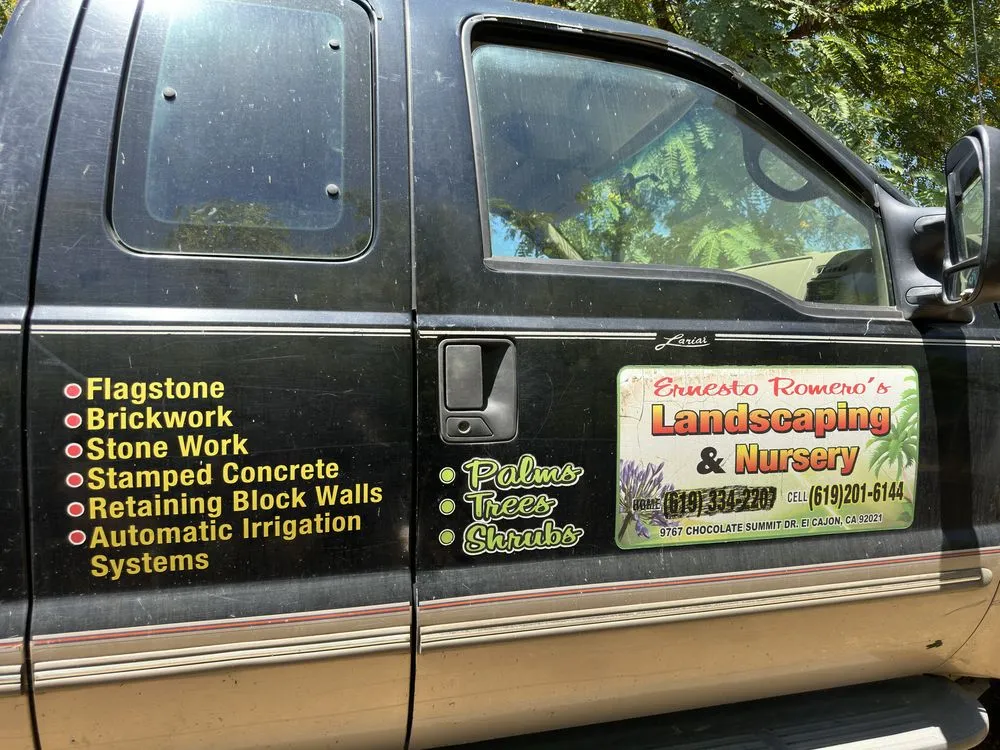 Local lawn mowing service for outdoor upgrades in El Cajon, CA by Ernesto Romero’s Nursery