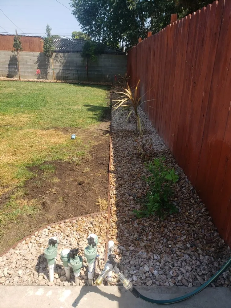 Custom landscape design with custom design in Torrance, CA by Ernesto's Lawn Service