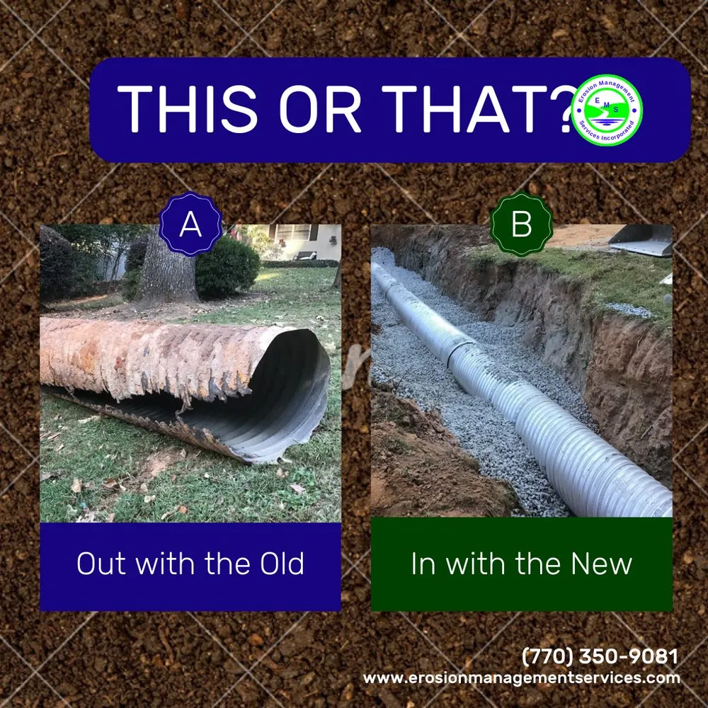 Top-rated landscape design experts serving Atlanta, GA - Erosion Management Services