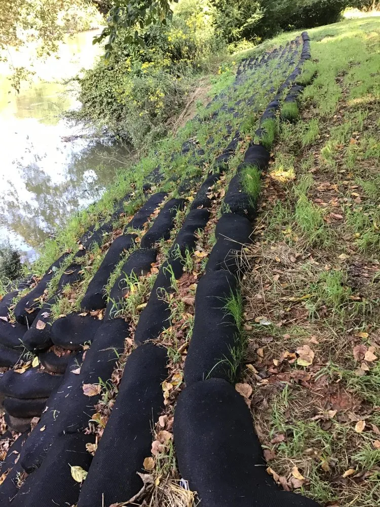 Professional yard cleanup service in Atlanta, GA by Erosion Management Services