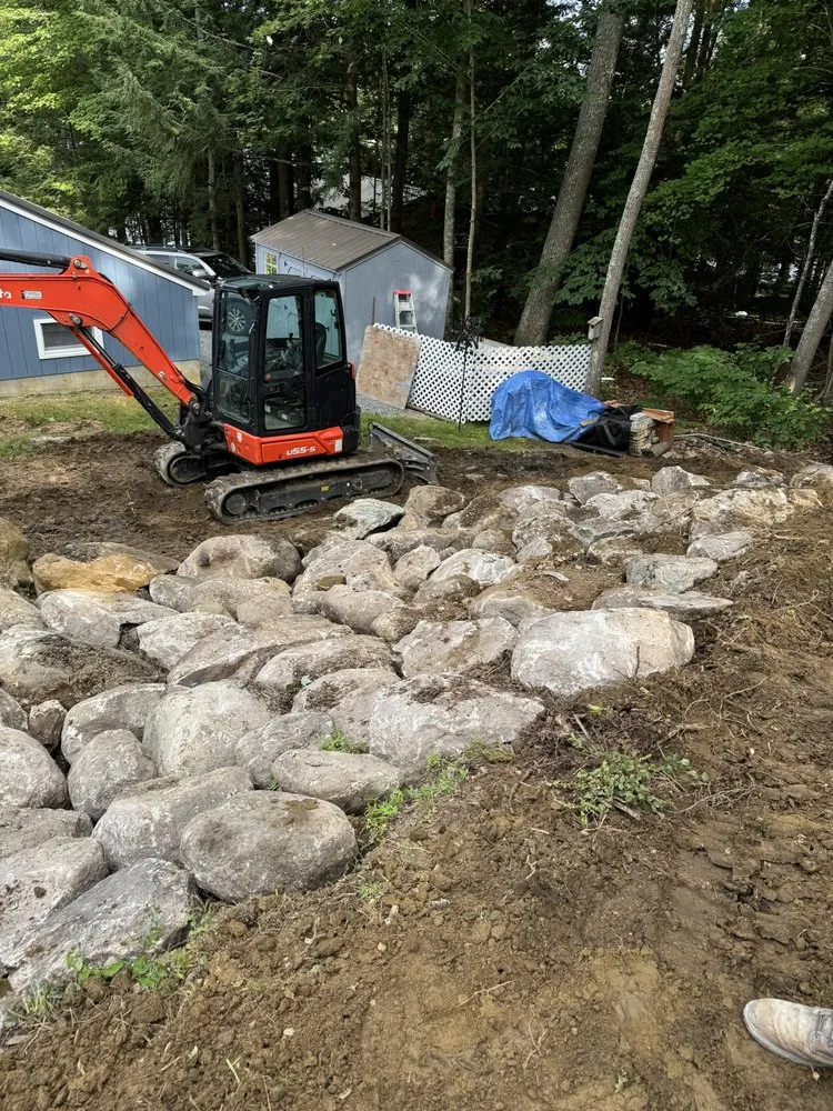 Custom landscape installation for outdoor upgrades across New Ipswich, NH - ES Landscaping