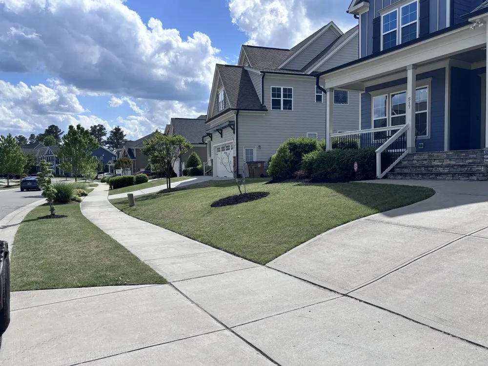Top-rated lawn mowing service for residential properties in Raleigh, NC by ES Lawn Care