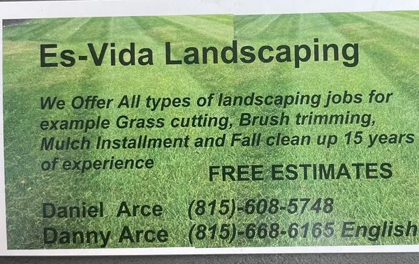 Es-vida Landscaping Logo