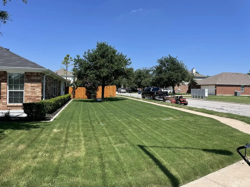 Custom residential landscaping in Hutto, TX by Escalera Landscaping