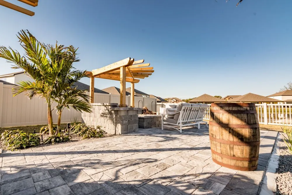 Custom yard cleanup service in Gibsonton, FL by Escapes Outdoor Living