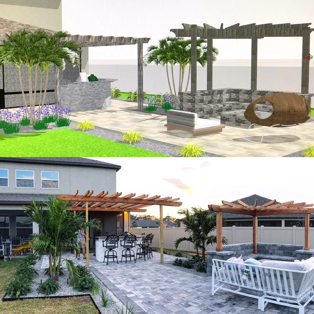 Expert lawn care service for beautiful yards in Gibsonton, FL by Escapes Outdoor Living