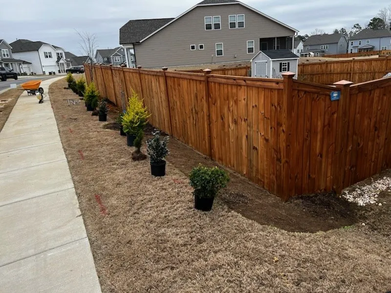 Expert outdoor landscaping with custom design in Apex, NC by Escobar landscaping