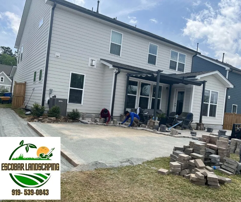 Expert residential landscaping in Apex, NC by Escobar landscaping
