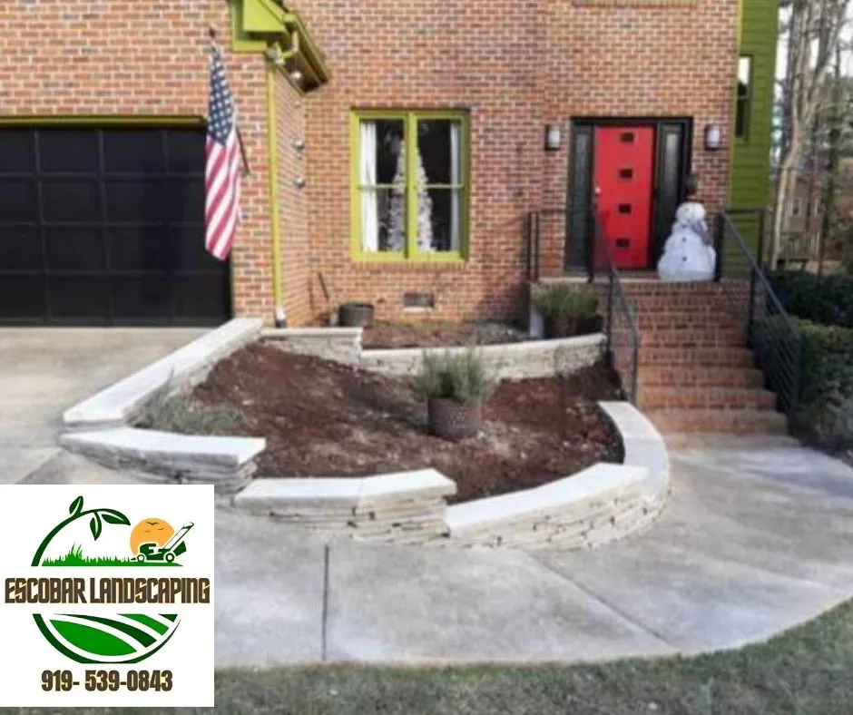Expert yard maintenance with custom design across Apex, NC - Escobar landscaping