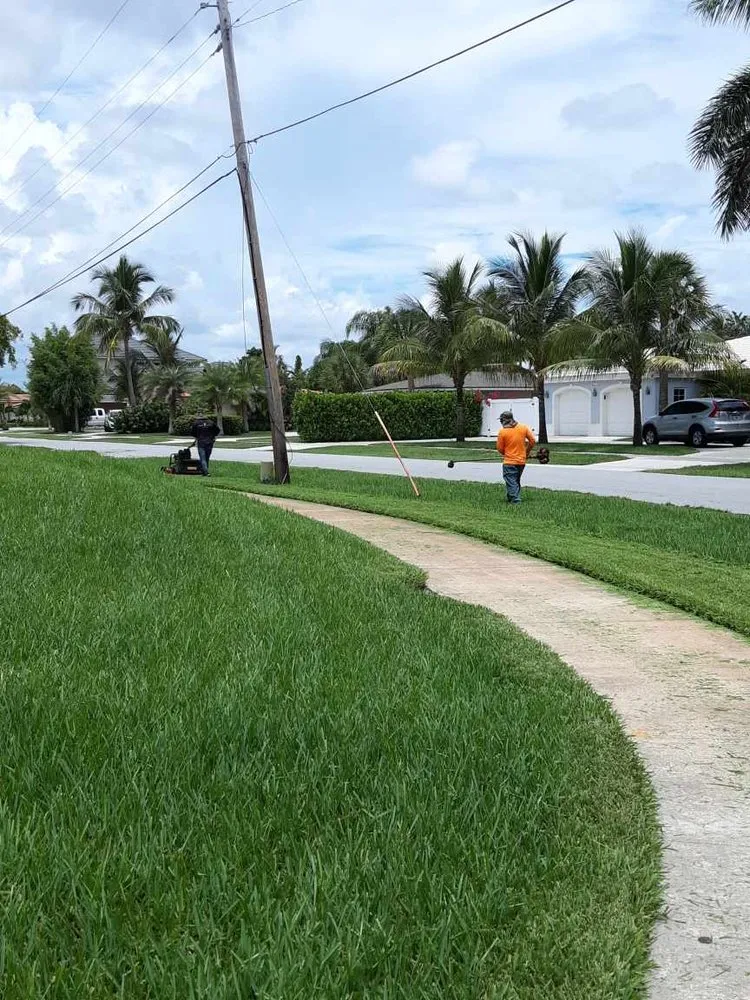 Custom lawn mowing service experts serving West Palm Beach, FL - Escobar Tree Services