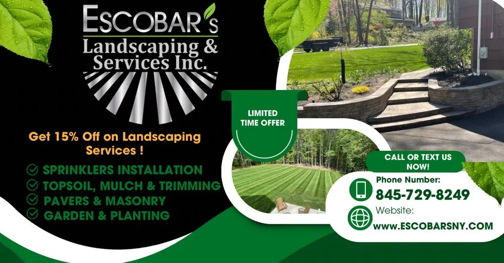 Top-rated garden landscaping in Nanuet, NY by Escobar’s Landscaping & Services