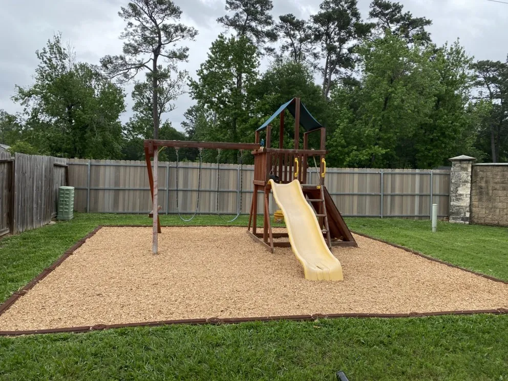 Custom lawn mowing service with custom design across Cleveland, TX - Escobar’s landscaping