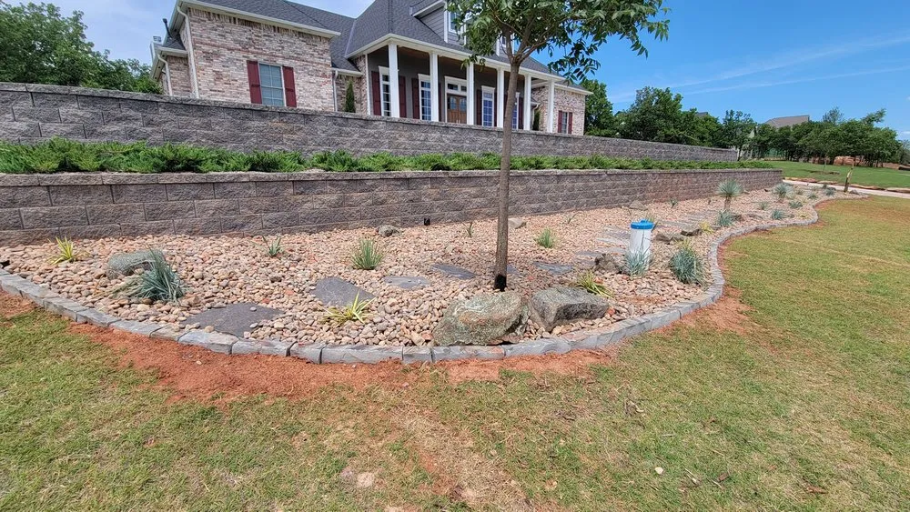 Custom outdoor landscaping in Yukon, OK - Escobars Landscaping