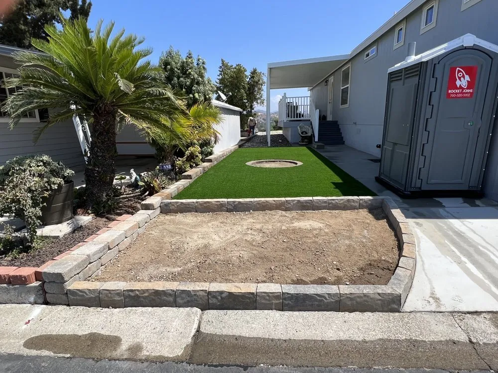 Custom lawn care service for homes across Escondido, CA - ESD turf and paver's