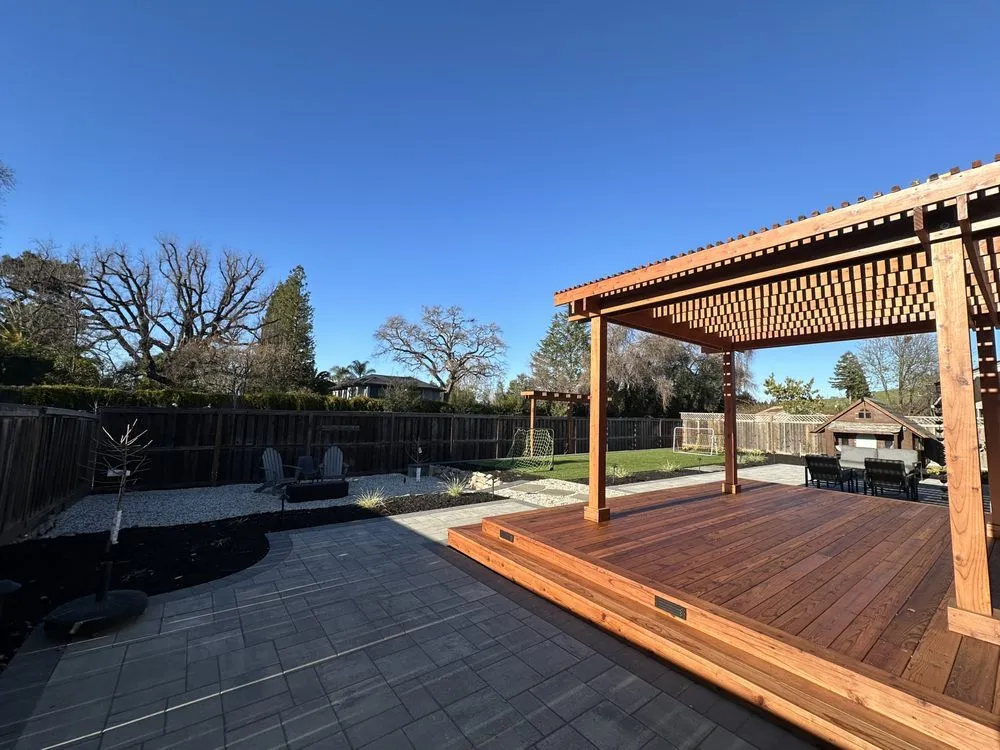 Expert landscape installation with custom design in Concord, CA by Esmeralda's Landscaping