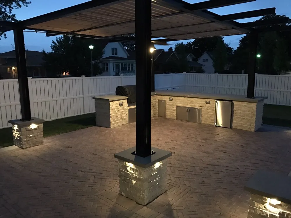 Local outdoor landscaping with custom design in Chicago, IL by Esparza Landscapes