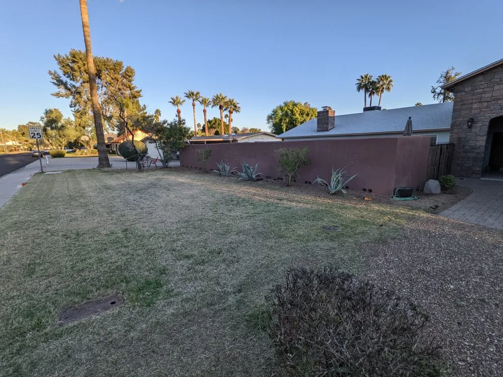 Custom lawn mowing service in Phoenix, AZ by Espinosas Irrigation Landscaping