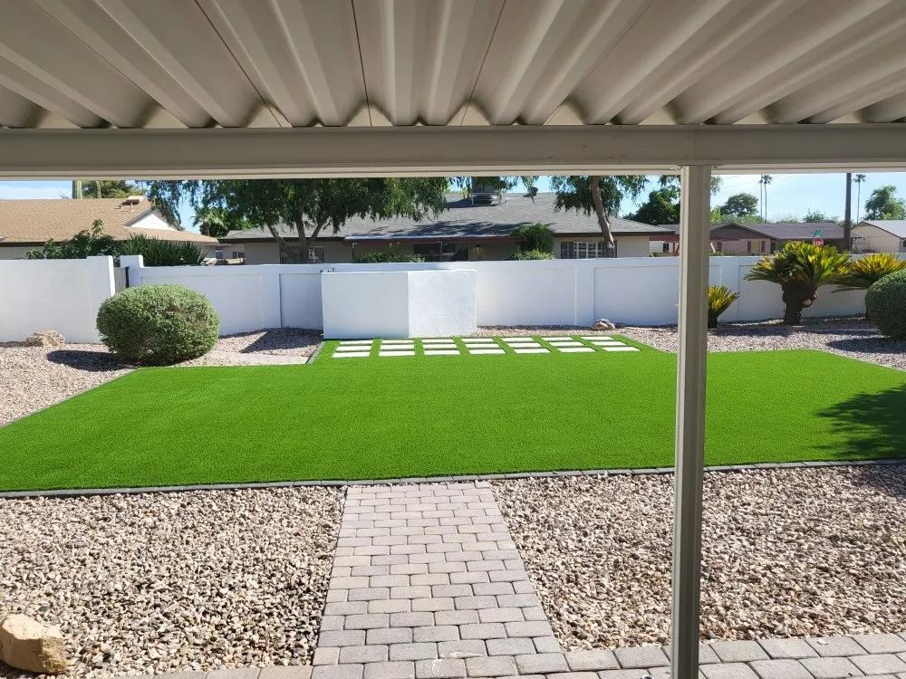 Affordable yard cleanup service for year-round maintenance in Mesa, AZ by Espinoza landscaping