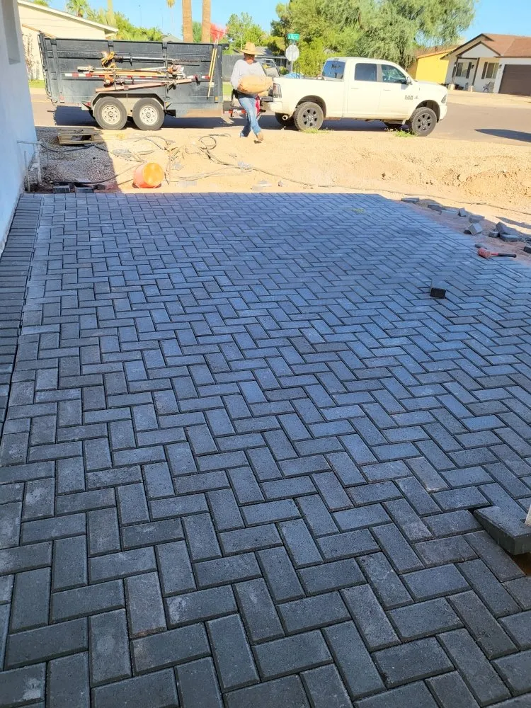 Local landscape installation for residential properties in Mesa, AZ by Espinoza landscaping