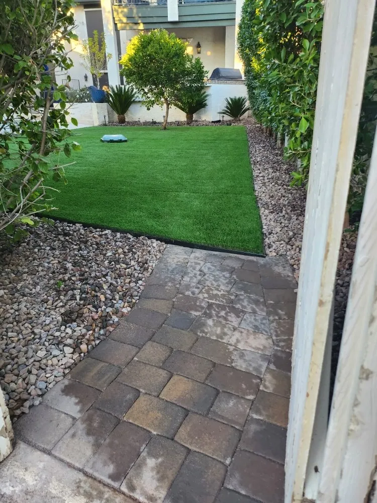 Professional lawn mowing service in Mesa, AZ by Espinoza landscaping