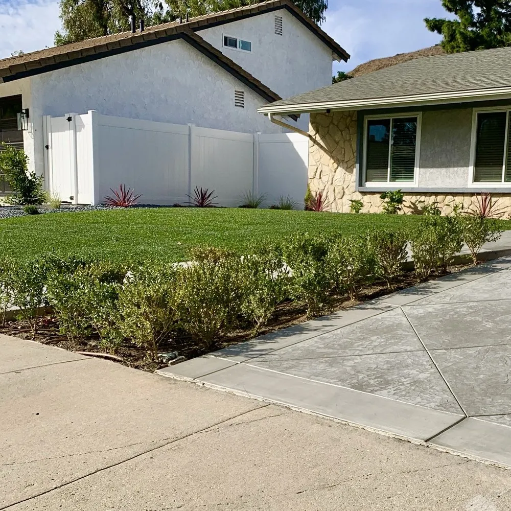 Affordable landscape installation with custom design in Oxnard, CA by Espinoza Landscaping