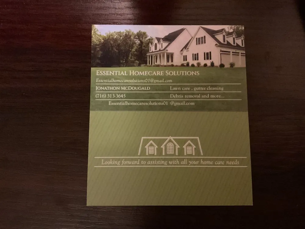 Custom yard maintenance in Niagara Falls, NY by Essential Homecare Solutions