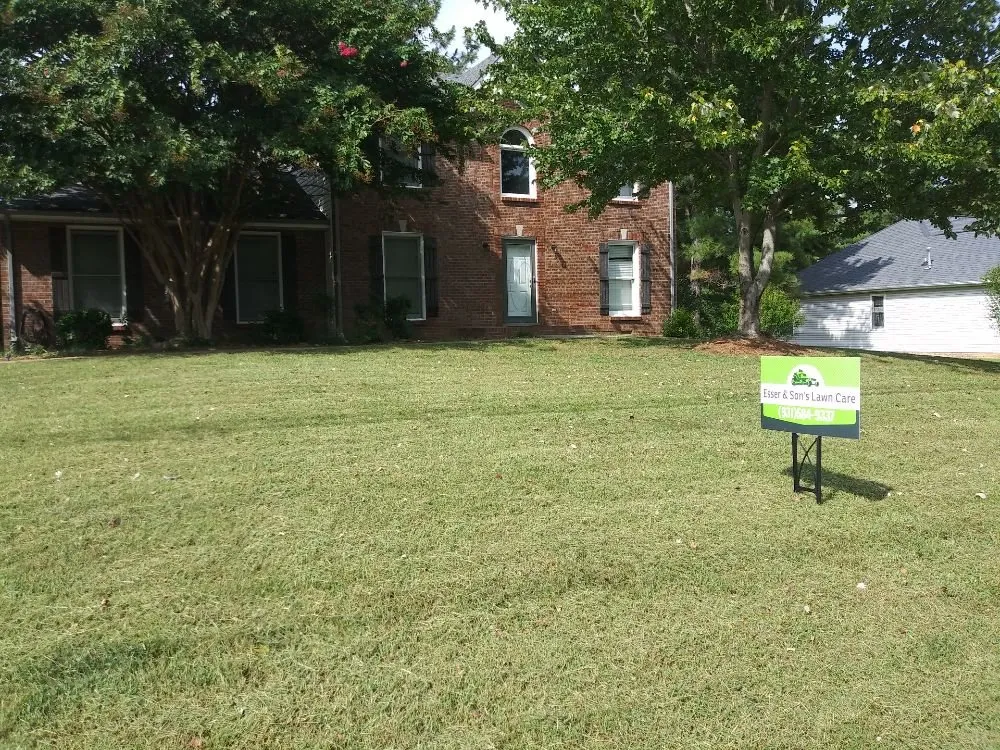 Professional garden landscaping for beautiful yards in Cunningham, TN by Esser & Son's Lawn Care