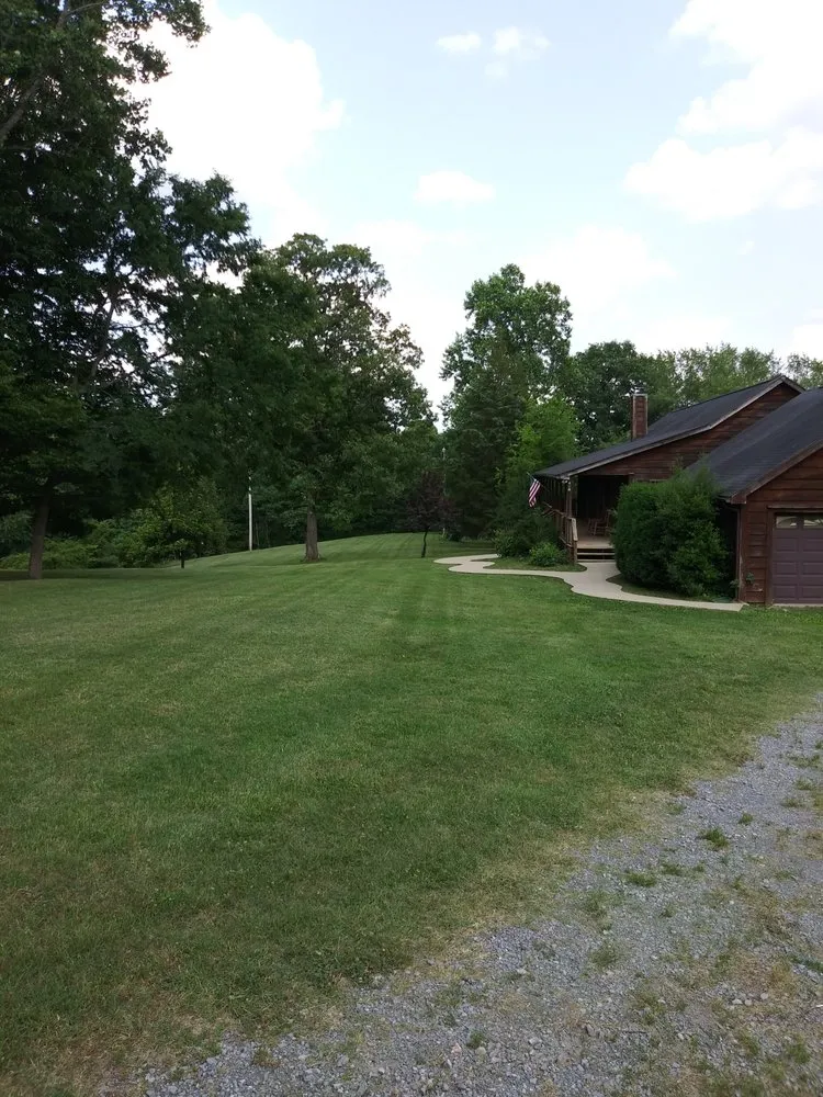 Custom outdoor landscaping in Cunningham, TN by Esser & Son's Lawn Care