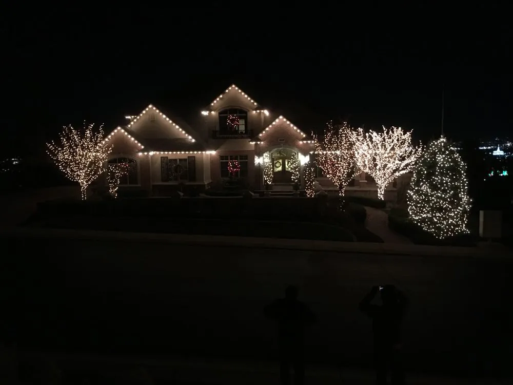 Custom garden landscaping with custom design across Orem, UT - Estate Landscape