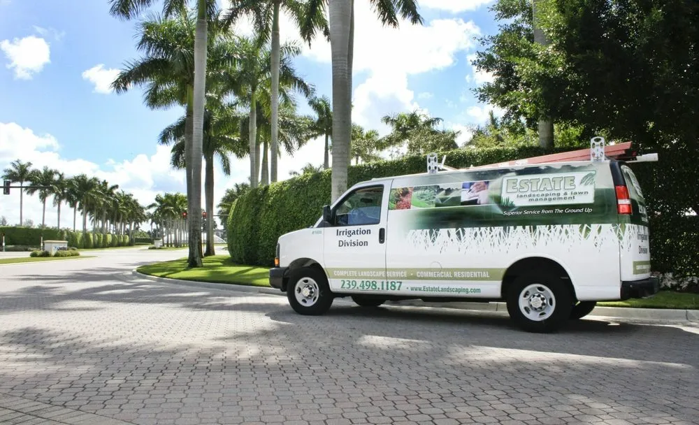 Custom lawn mowing service for year-round maintenance across Fort Myers, FL - Estate Landscaping & Lawn Management