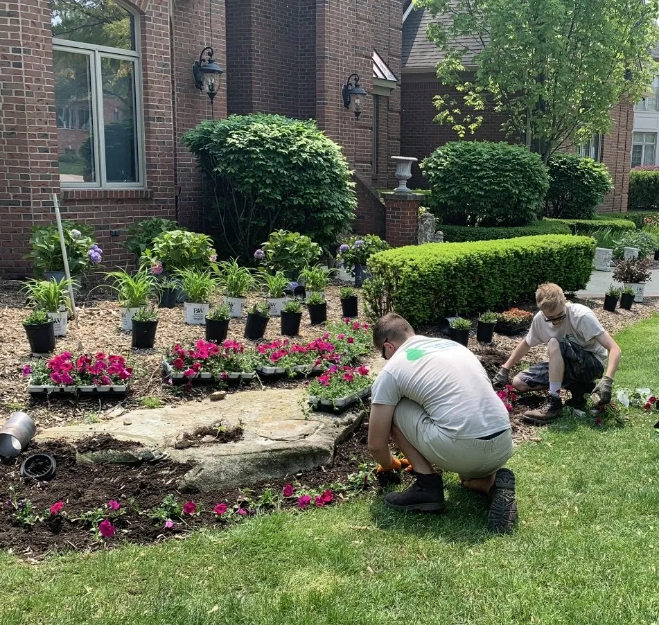 Custom landscape installation in Bruce Township, MI - Estate Lawn & Landscape