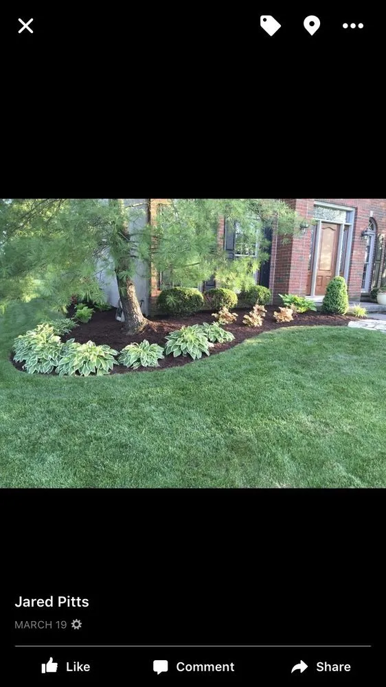 Local lawn care service with custom design in Hilliard, OH by Estatescapes