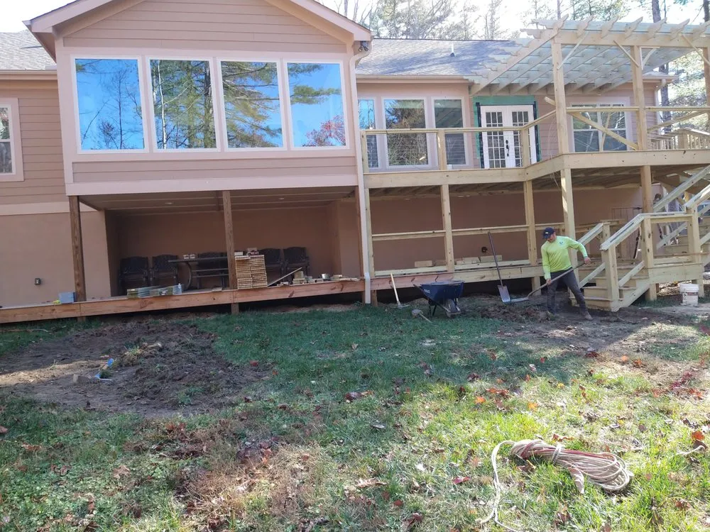 Top-rated landscape design for residential properties in Candler, NC by Esteban Landscaping Service