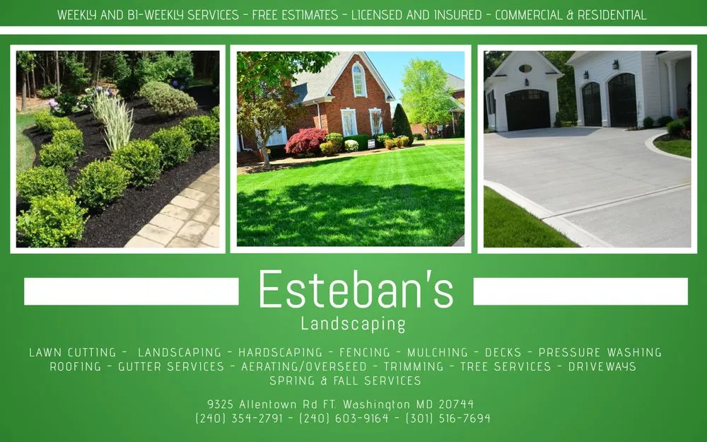 Reliable landscape installation with custom design across Fort Washington, MD - Esteban's Landscaping